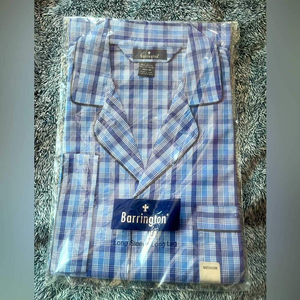 Men’s blue size medium sleep wear set